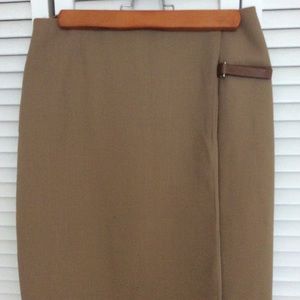 Prada wool wrap skirt size 38